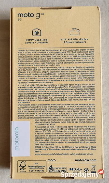 Motorola g35 5g Nowy zaplombowany Warszawa