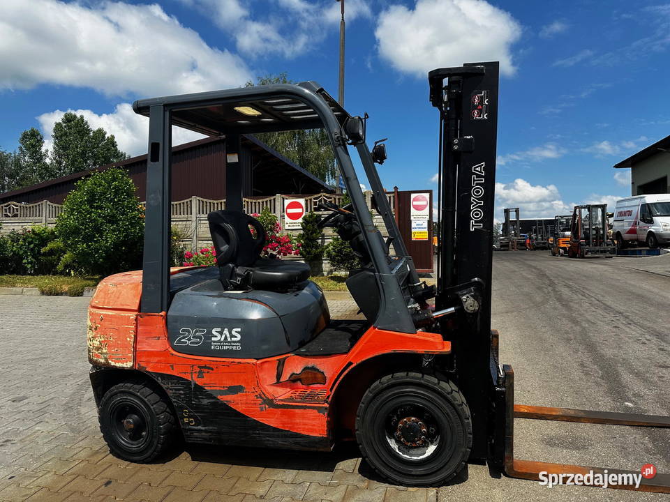 wózek widłowy LPG TOYOTA 627FDF25 diesel GOLD Działoszyn