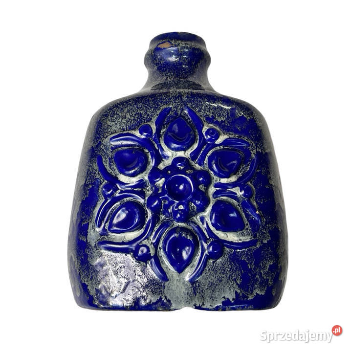 Kobaltowy duży ceramiczny wazon Strehla Keramik Warszawa sprzedam