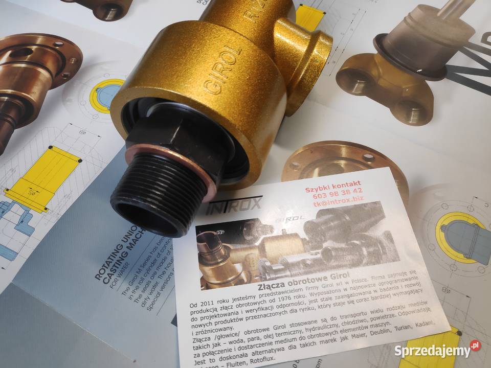 Złącze obrotowe do powietrza