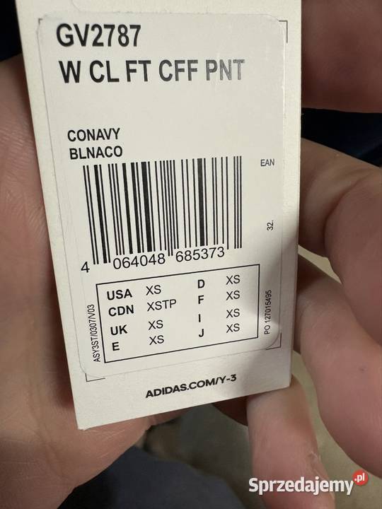 Y3 W CL FT CFF PNT Długie Warszawa sprzedam