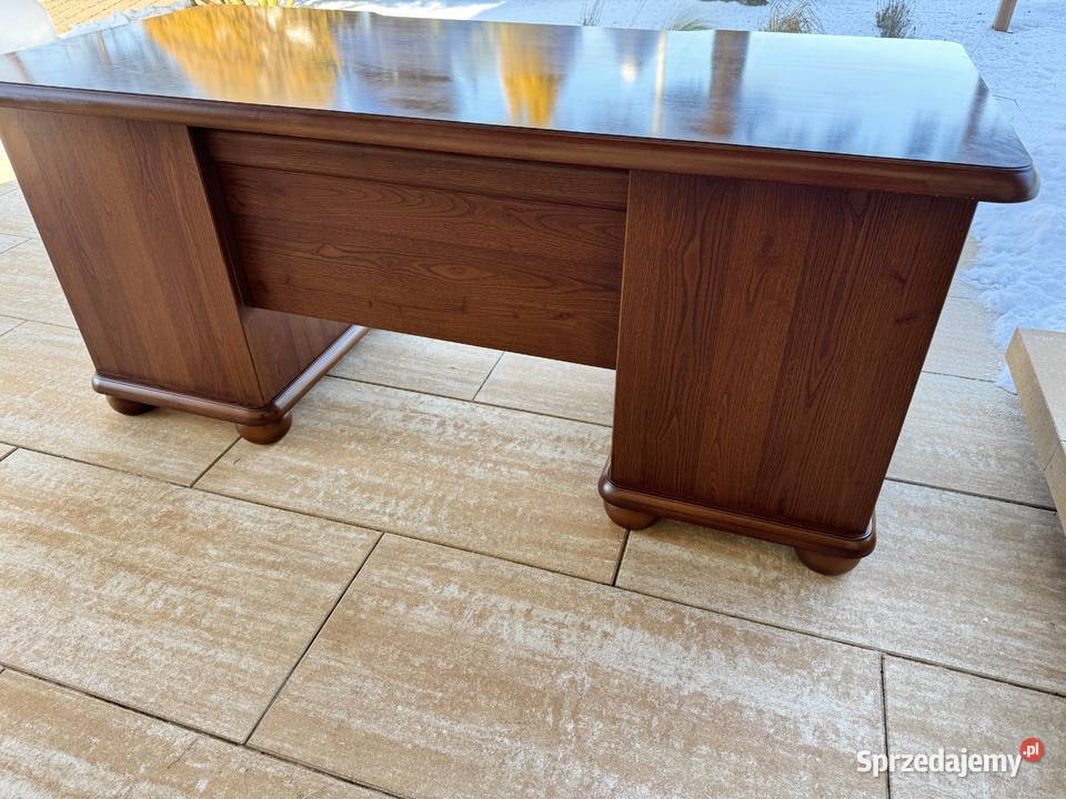 Biurko gabinetowe duże stylowe Bawaria BRW biuro mazowieckie Garwolin