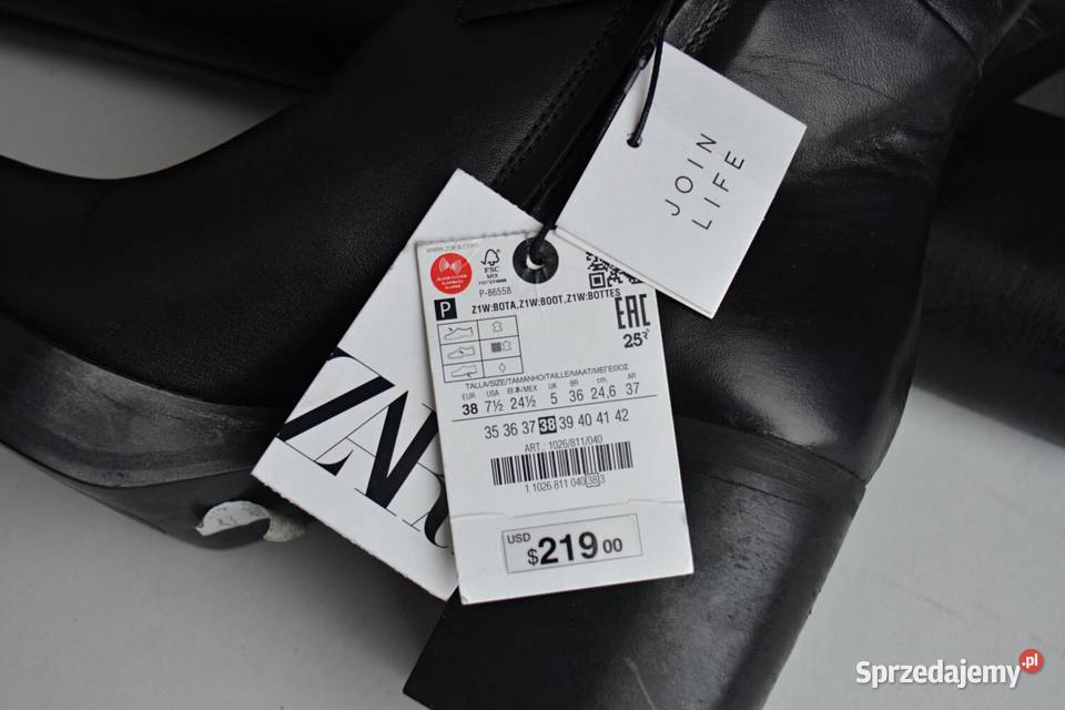 ZGRABNE kozaki ZARA na praktycznej platformie i Białystok