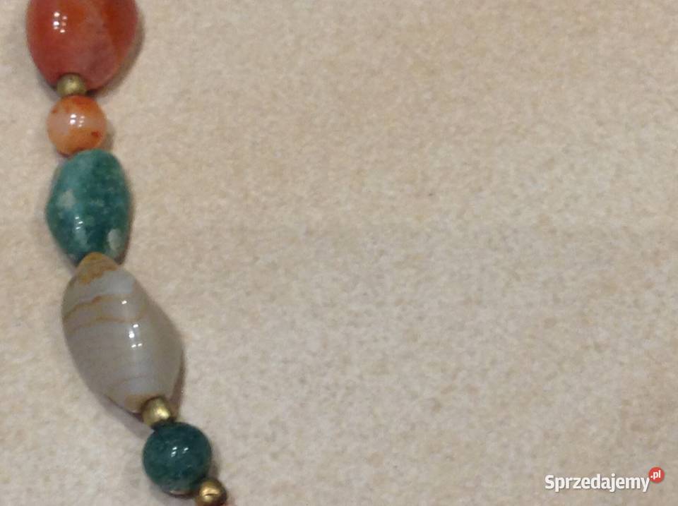 Naszyjnik z Kamieni Szlachetnych Vintage