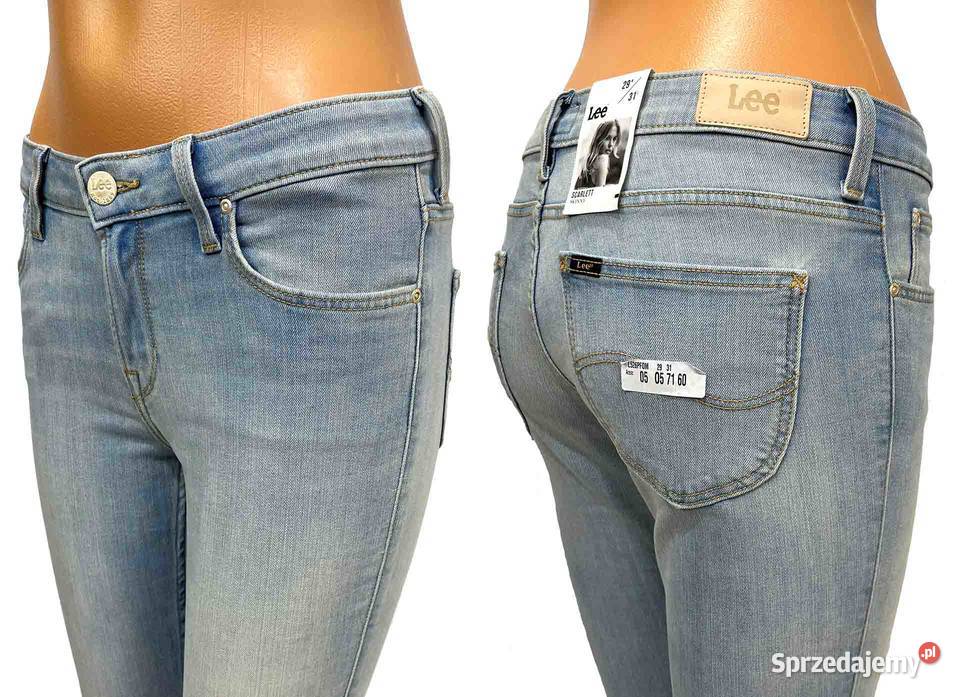 Spodnie damskie Lee Scarlett Skinny Light W31 Pisz