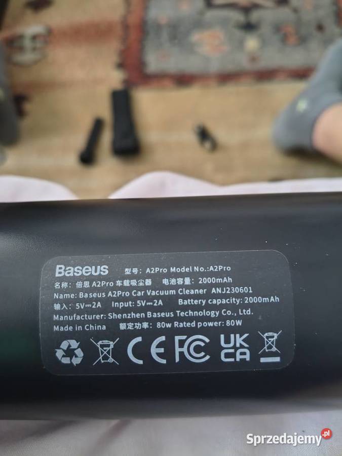 Odkurzacz samochodowy na USB Lublin sprzedam
