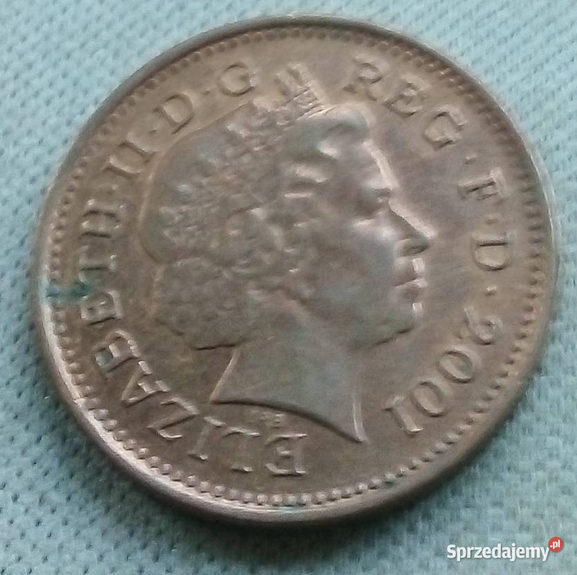 WIELKA BRYTANIAONE PENNY2001 r