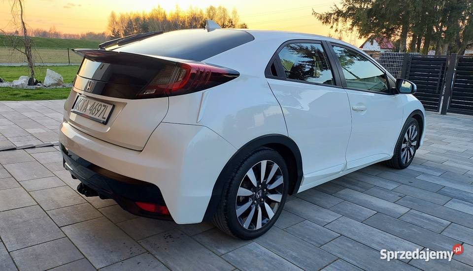 Honda Civic 18 stan fabryczny lakier elektryczne lusterka małopolskie Niedomice