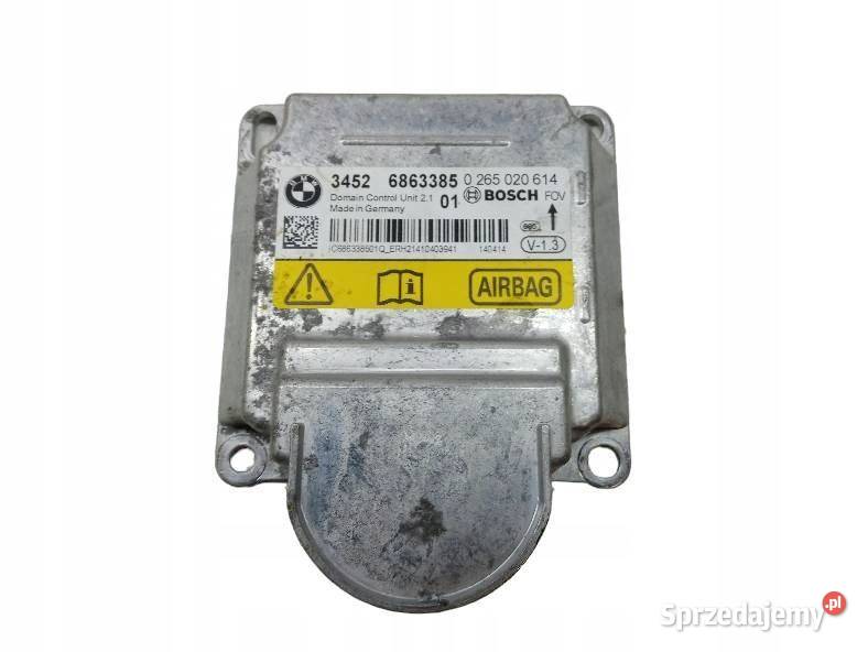 SENSOR AIRBAG 6863385 0265020614 Bmw Seria 3 VI Komputery Części samochodowe