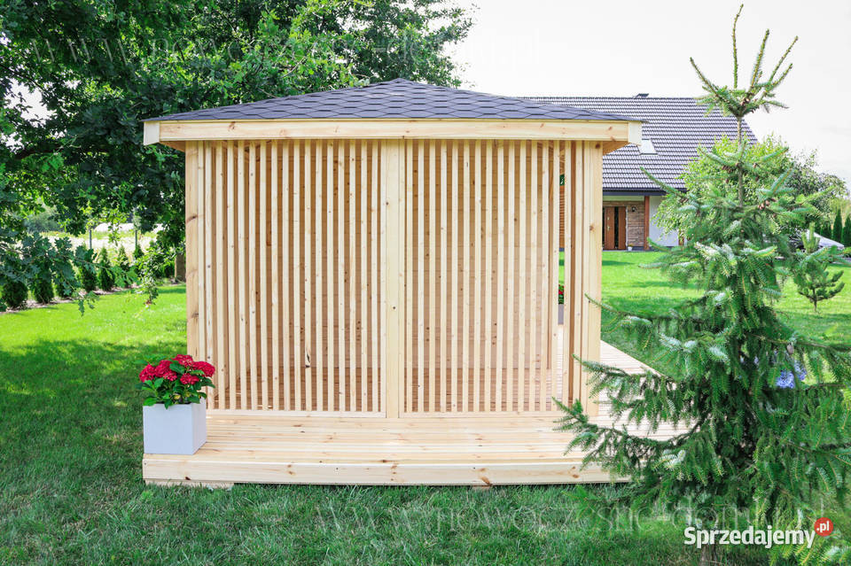 Domek narzędziowy Altana ogrodowa 4x6m Torino 1