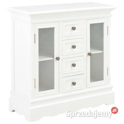vidaXL Komoda biała 70 x 28 x 70 lite drewno mazowieckie Warszawa sprzedam