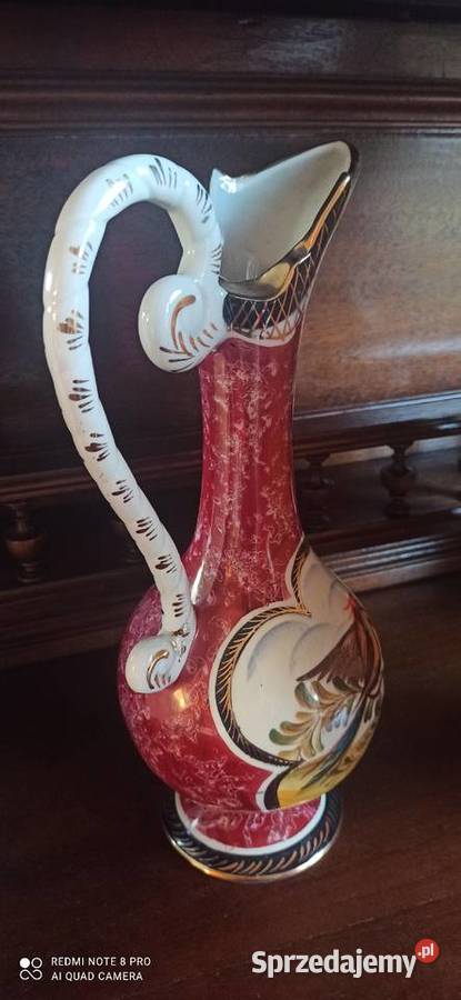 Amfora wazon Vintage Hubert Bequet Ceramique Gdańsk