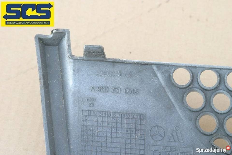 MERCEDES ACTROS MP4 ATRAPA GRILL MASKA ŁADNA Bieleń