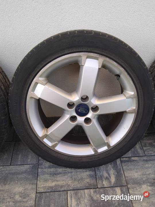 Felgi aluminiowe 17 5x108 z oponami letnimi sprzedam