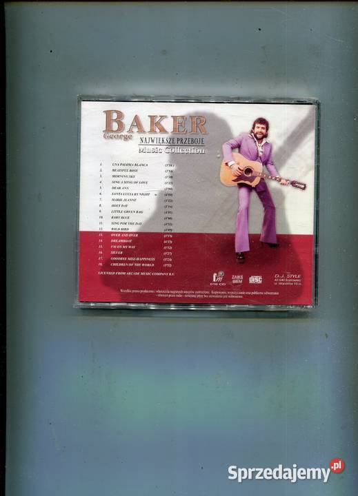 George Baker Największe przeboje Płyta CD 1 płyta Szczecin