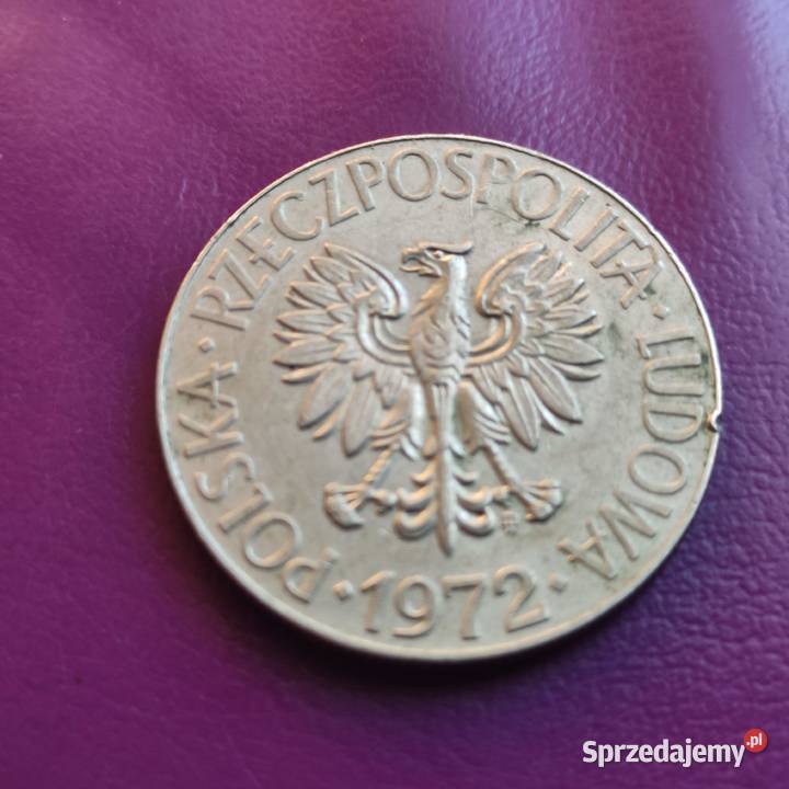 Moneta PRLu 10 ZŁOTYCH 1972 KOŚCIUSZKO Piękna mazowieckie Pruszków