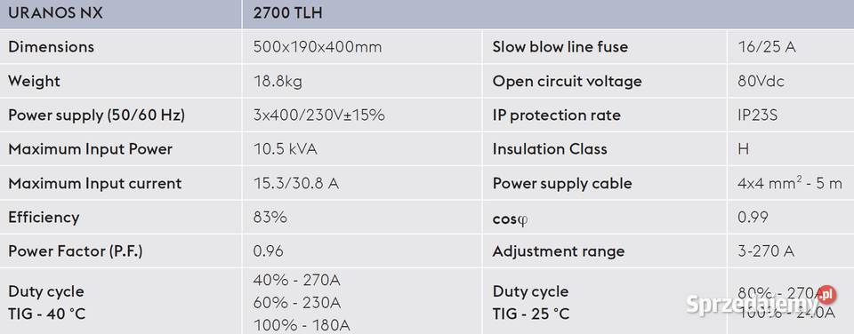 Bhler Selco Uranos NX 2700 TLH wielkopolskie Krotoszyn
