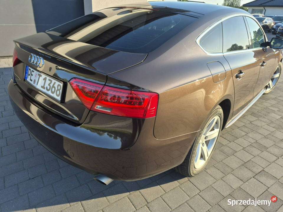 Audi A5 Sportback xenon led navi chromy ładny nieuszkodzony lubelskie Drelów