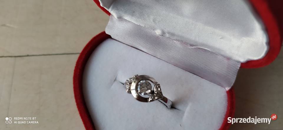 srebrny pierścionek nowy Poznań