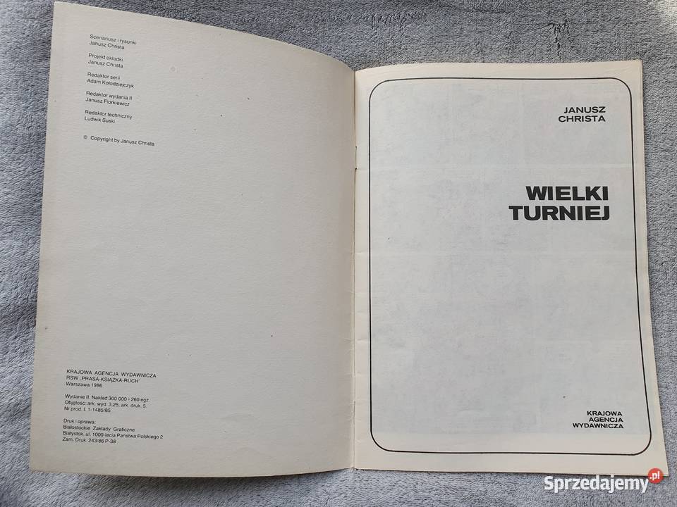 Kajko I Kokosz Wielki Turniej wydanie 2 1986 Gdynia