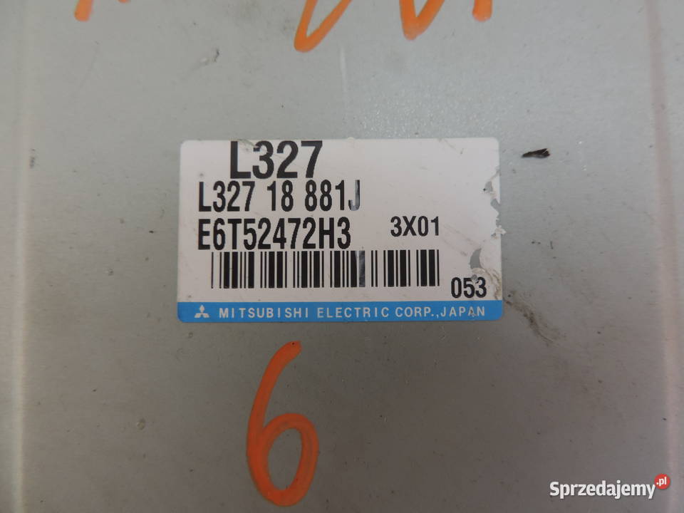 MAZDA 6 23 KOMPUTER SILNIKA E6T52472H3 małopolskie Nowy Sącz sprzedam