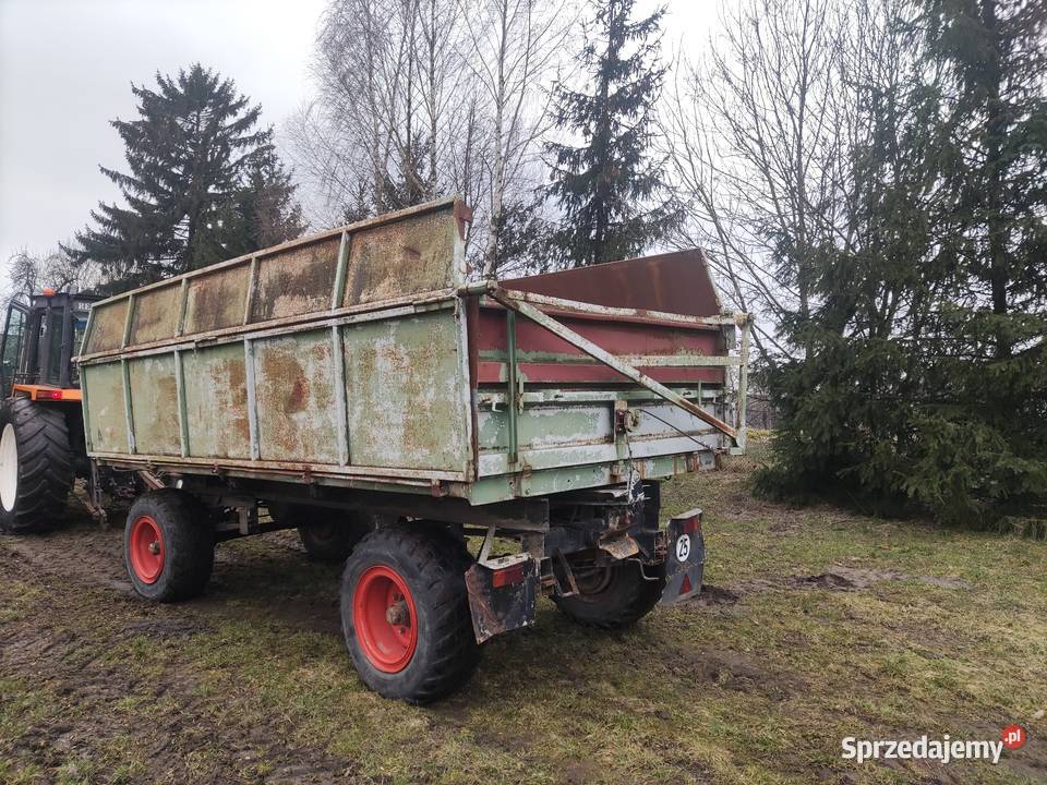 Przyczepa rolnicza HL 8011 wywrotka dwie strony Chełm