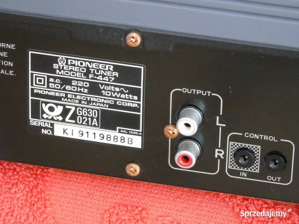 Tuner radiowy Pioneer F447 sprawny WYSYŁKA Jasło