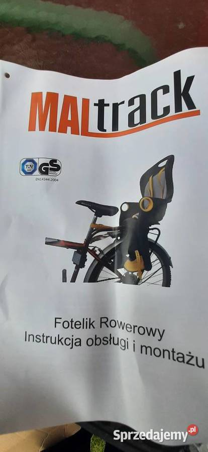 nieużywany fotelik rowerowy łódzkie