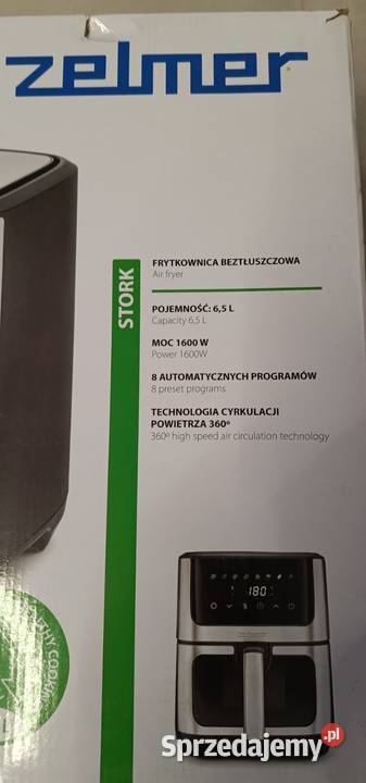 ZELMER Stork frytkownica beztłuszczowa 1600 W Ełk sprzedam