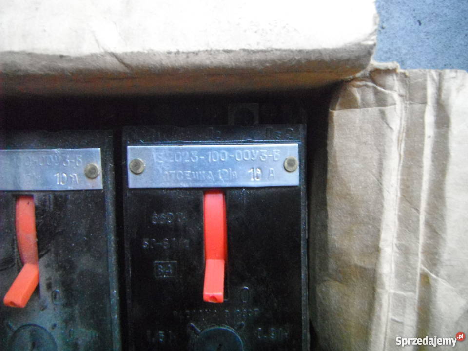 Wyłącznik silnikowy rosyjski 10A 600V 5060 Hz Produkcja Barak