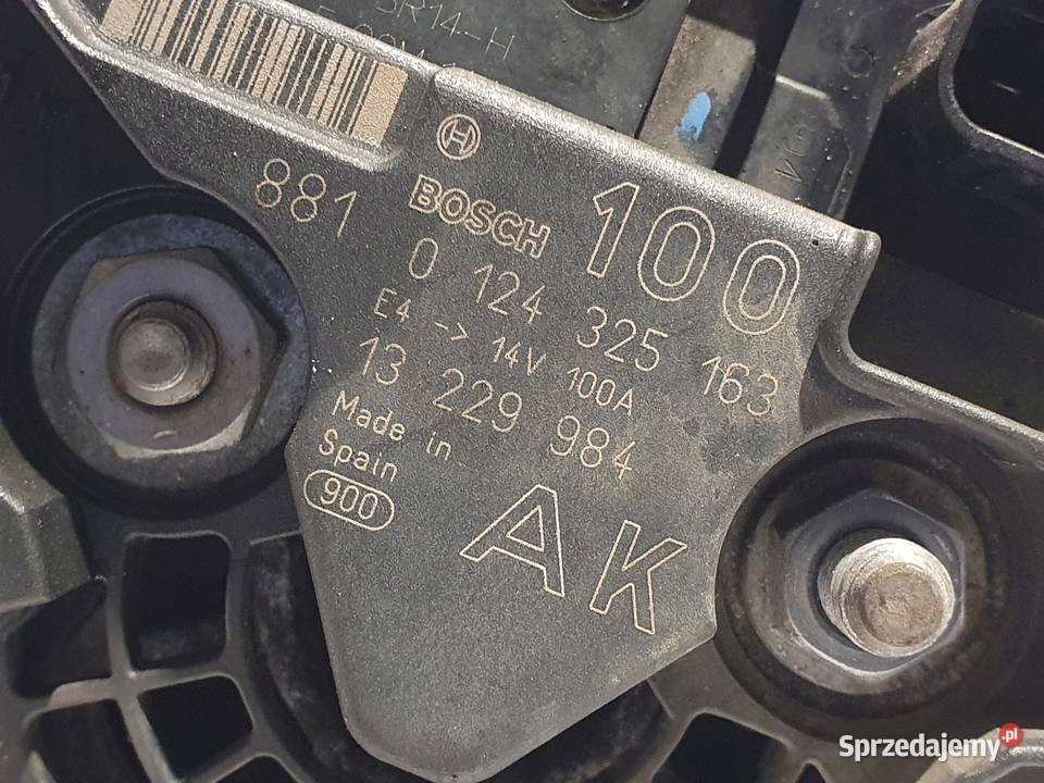 ALTERNATOR Opel Astra III H 16 16V 100A bosch Motoryzacja sprzedam