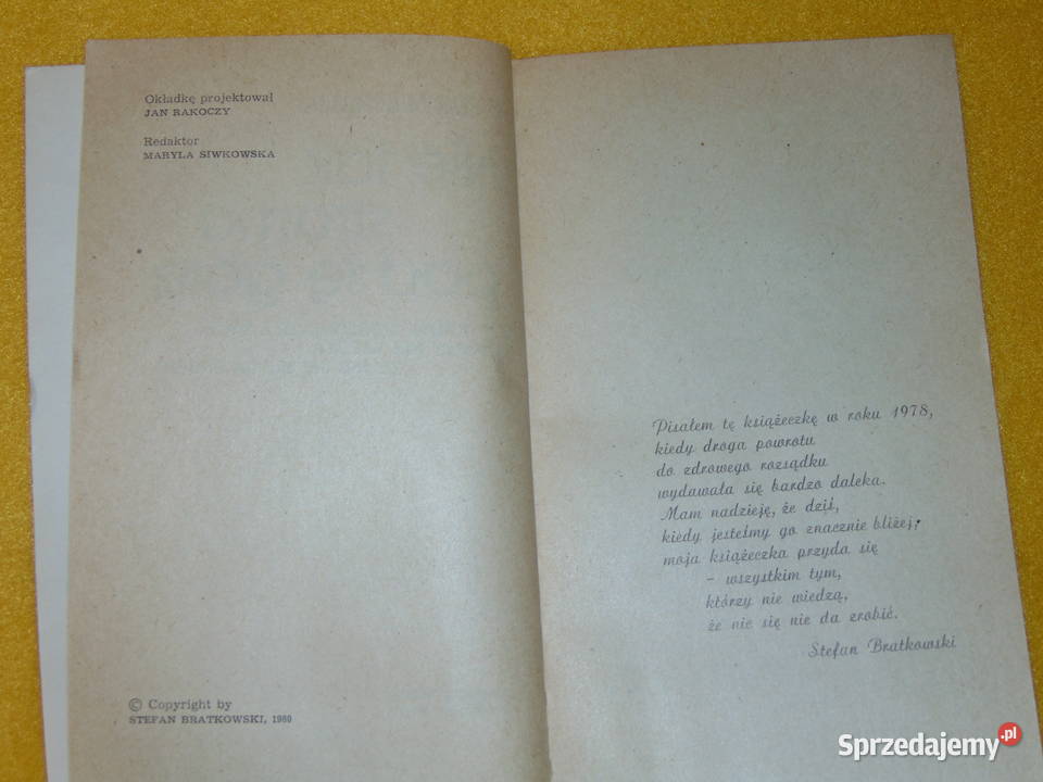 Nie tak stromo pod tę górę Stefan Bratkowski