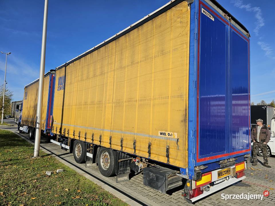 FH460 ZESTAW TANDEM 120m3 przejazdowy PRZYCZEPA tachograf sprzedam