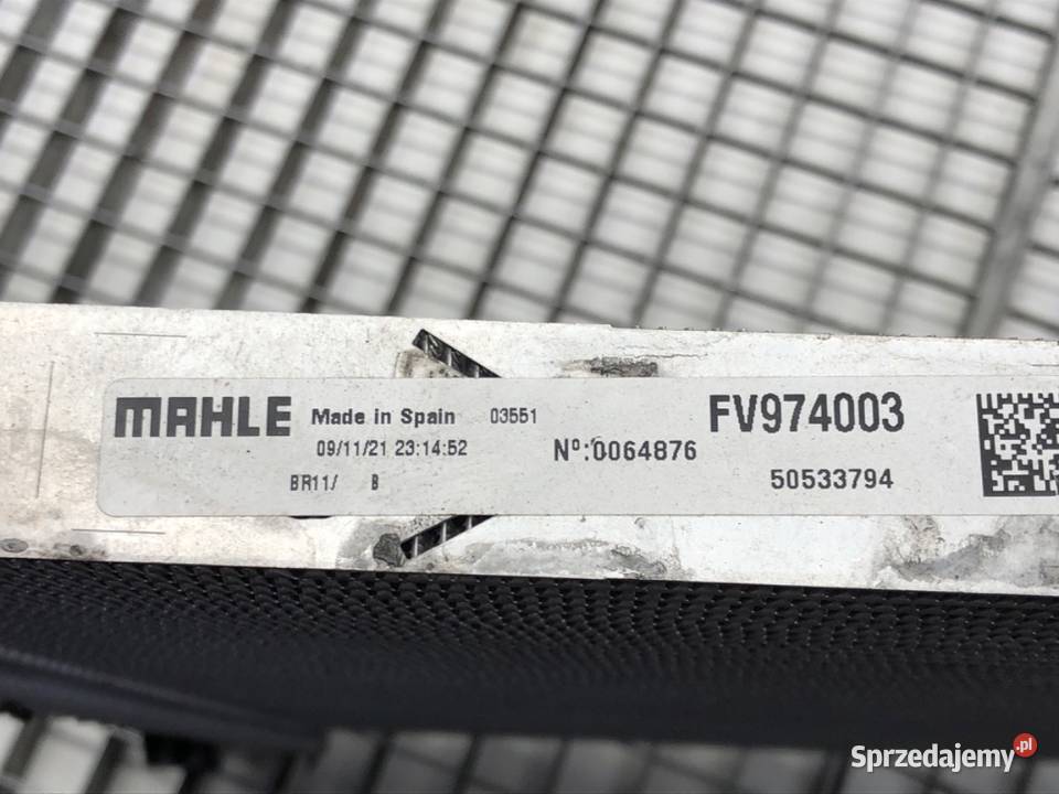 INTERCOOLER CHŁODNICA ALFA GIULIA 50533794 20 osobowe