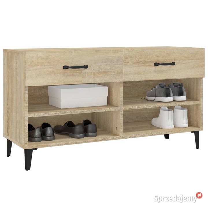 Szafka na buty dąb sonoma 102x35x55 WM812828