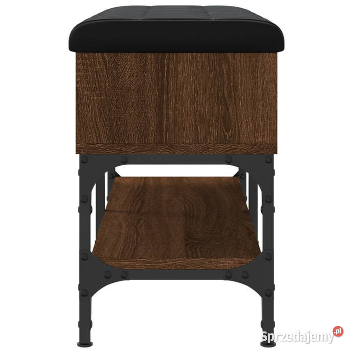 Ławka na buty brązowy dąb 82x32x45 WM835176 Warszawa
