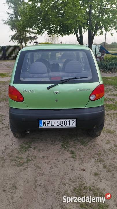 Daewoo matiz 08PBLPG 2004r mazowieckie Iłów