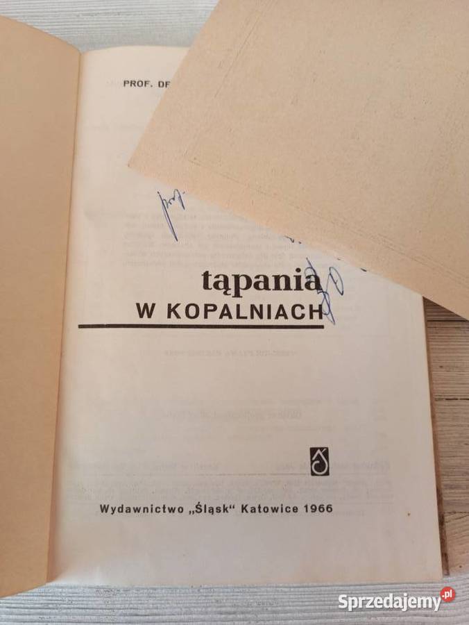 Tąpania w Kopalniach Witold Parysiewicz ŚLĄSK Antykwariat