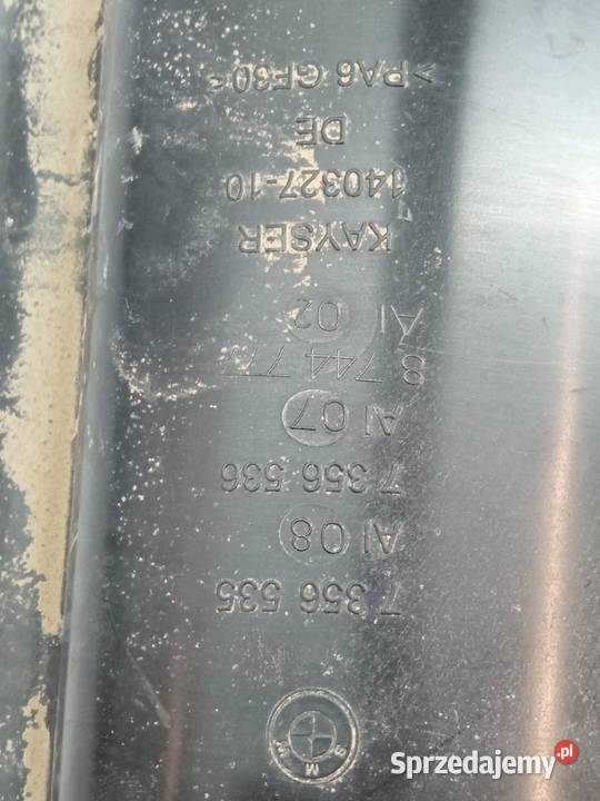 OBUDOWA FILTRA PALIWA FILTR WĘGLOWY 7356535 Bmw świętokrzyskie