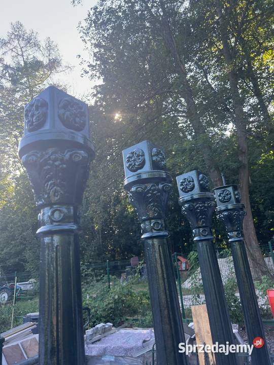 Stare nowe podstawy do lamp parkowych lampa dolnośląskie