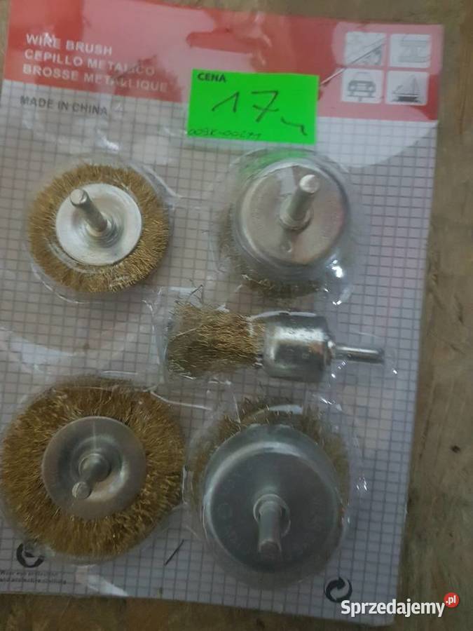 SZCZOTKI DRUCIANE WIERTARKI 5 Sztuk Głogowa