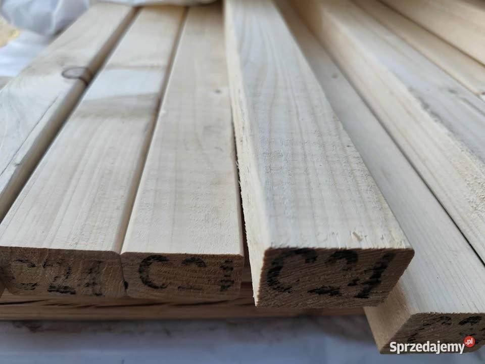 Drewno konstrukcyjne C24 suche 4str strugane