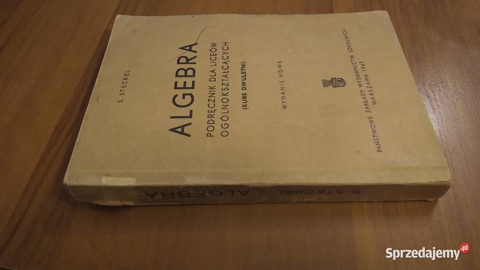 Algebra podręcznik liceów ogólnokształcących Podręczniki Gdańsk