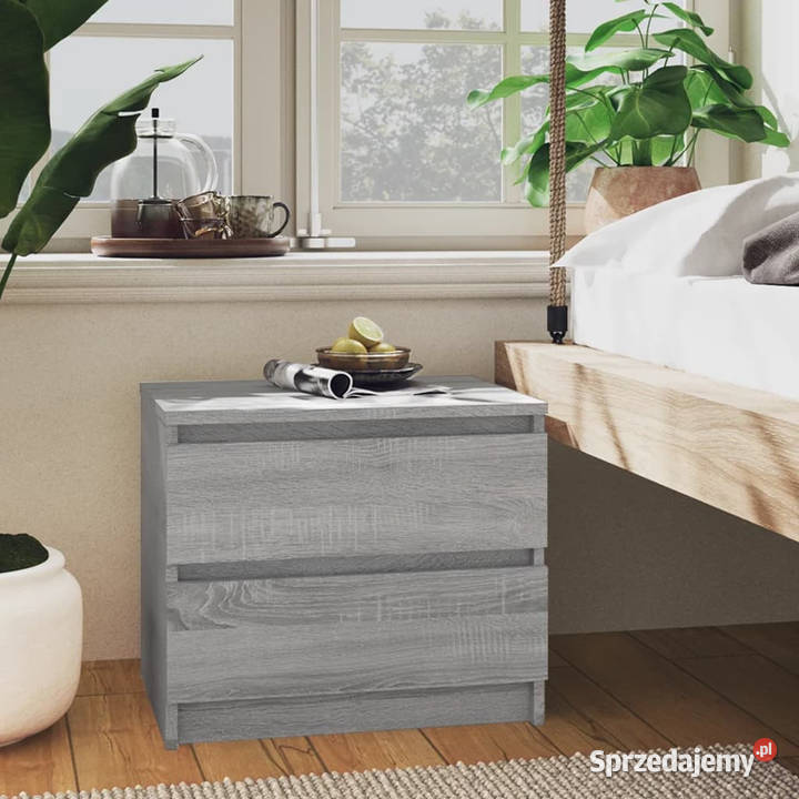 Szafka nocna szary dąb sonoma 50x39x435 WM815824 mazowieckie Warszawa