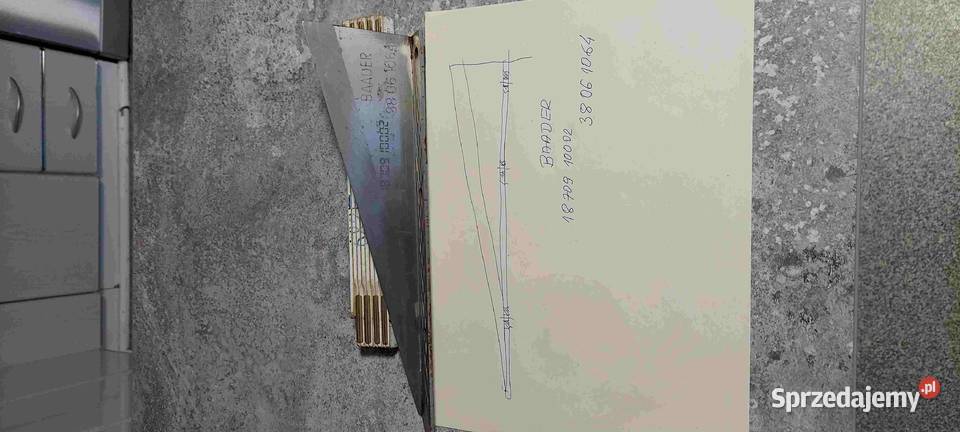 Noże do maszyn Baader obróbka ryb Mikołów