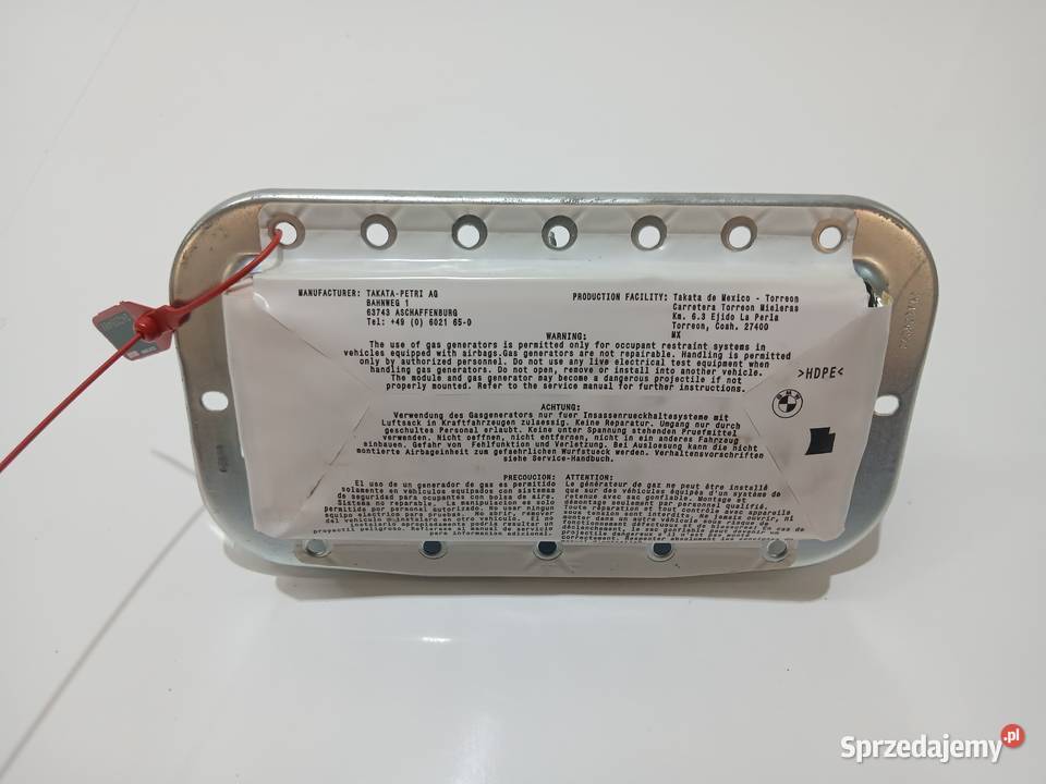 PODUSZKA POWIETRZNA PASAŻERA BMW X3 F25 9259261