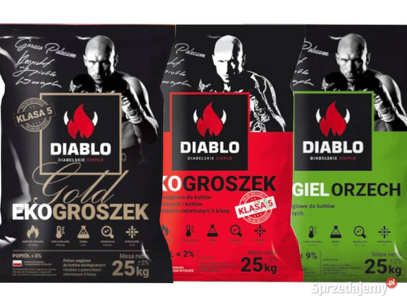 Węgiel orzech Diablo worki 25 Strzelno