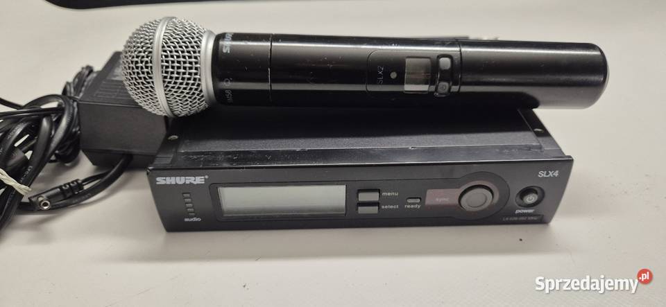 Shure SLX24SM58 Oryginalny zestaw bezprzewodowy wielkopolskie Konin