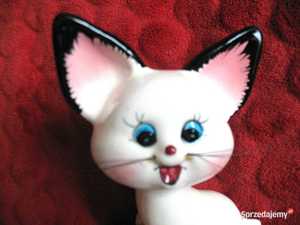 Kot Japonia stara figurka ceramika 14 x 10 x 6 Siedlce