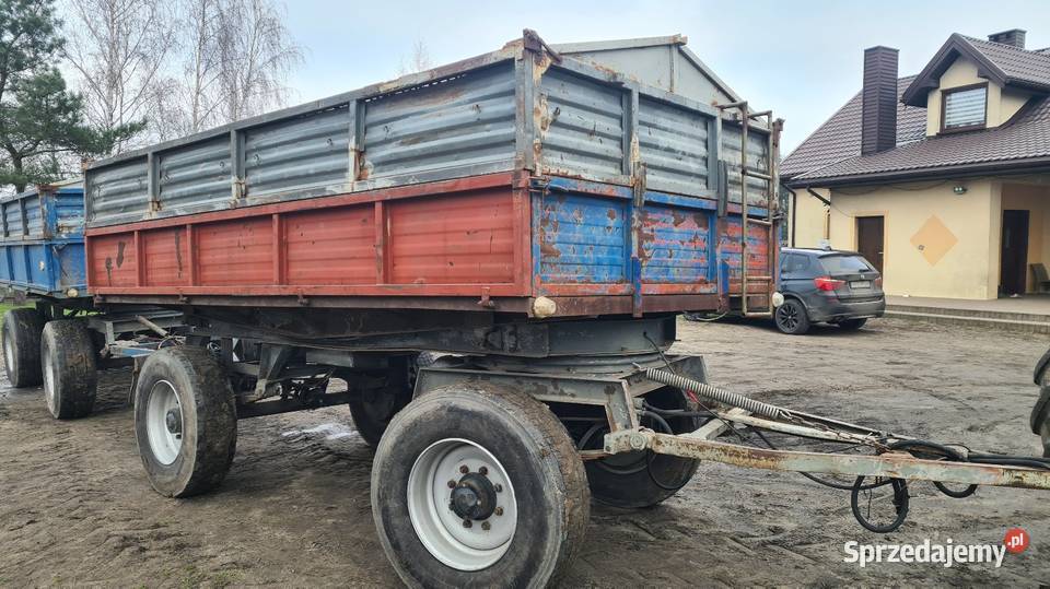 Zestaw przyczep d55 autosan Przyczepy rolnicze Idzikowice